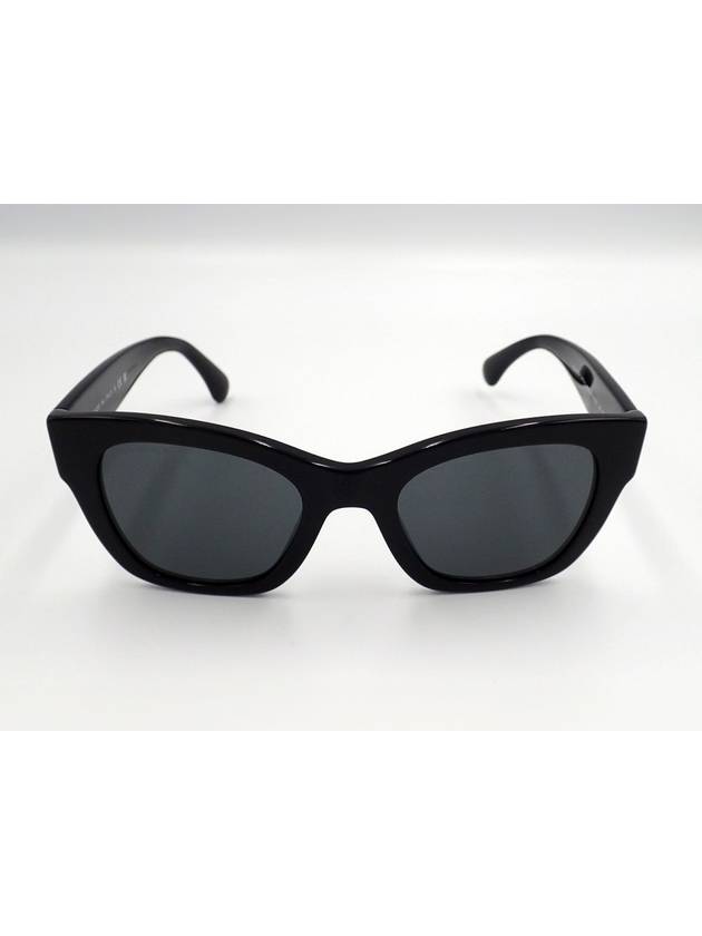 Eyewear Heart Logo Square Sunglasses Black - CHANEL - BALAAN 5