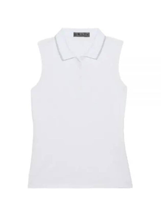 Collar Pleated Sleeveless White - G/FORE - BALAAN 2