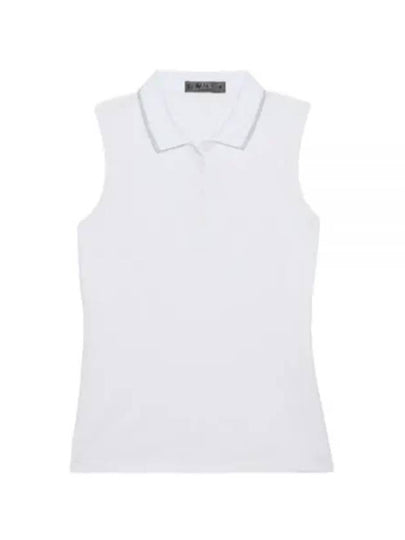 Collar Pleated Sleeveless White - G/FORE - BALAAN 2