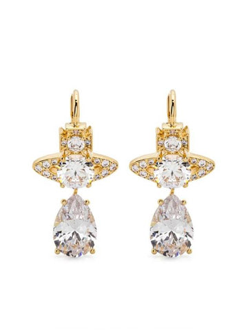 Ismene Drop Earrings Gold - VIVIENNE WESTWOOD - BALAAN 1