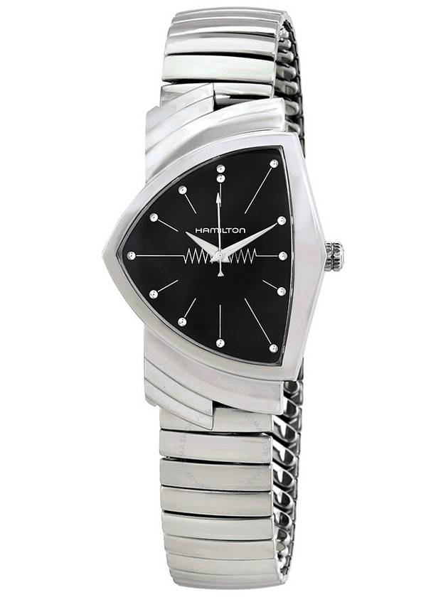 Ventura Quartz Metal Watch Black - HAMILTON - BALAAN 2