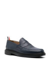 Classic Leather Penny Loafers Blue - THOM BROWNE - BALAAN 3