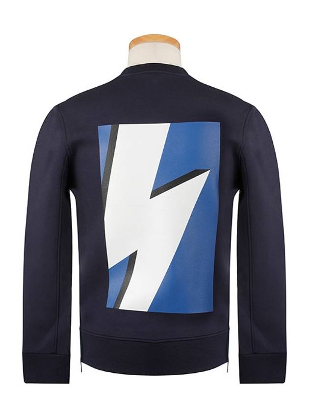 Lightning Sweatshirt Navy - NEIL BARRETT - BALAAN 4