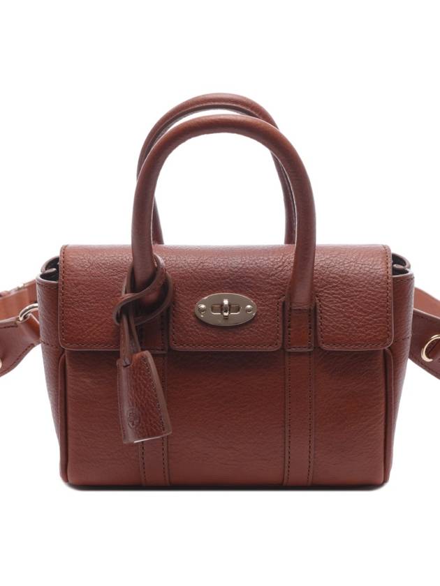 Mini Bayswater Tote Bag Brown - MULBERRY - BALAAN 3