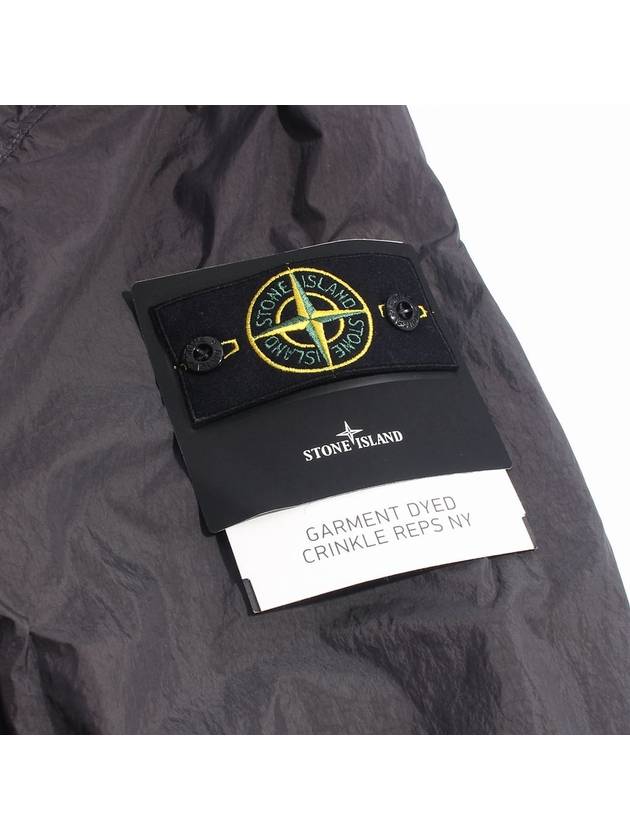 Crinkle Reps Wappen Bomber Jacket Charcoal Grey - STONE ISLAND - BALAAN 4