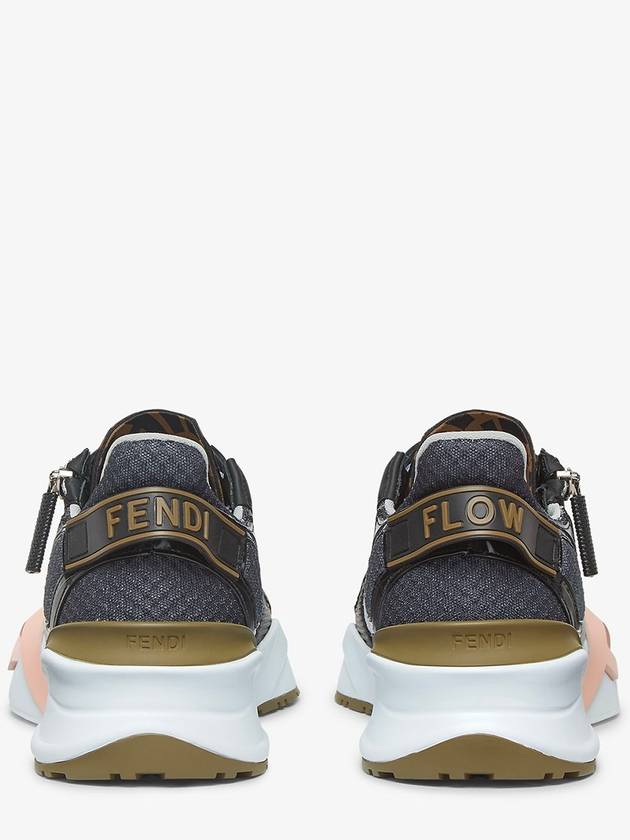 Fendi Sneakers Black - FENDI - BALAAN 3