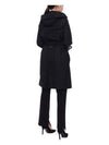 Detachable Hood Teffeta Kensington Trench Coat Black - BURBERRY - BALAAN 7