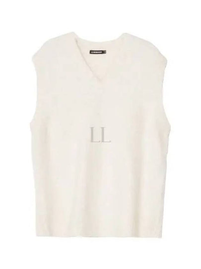 Harrie V-Neck Vest Cloud White - J.LINDEBERG - BALAAN 2