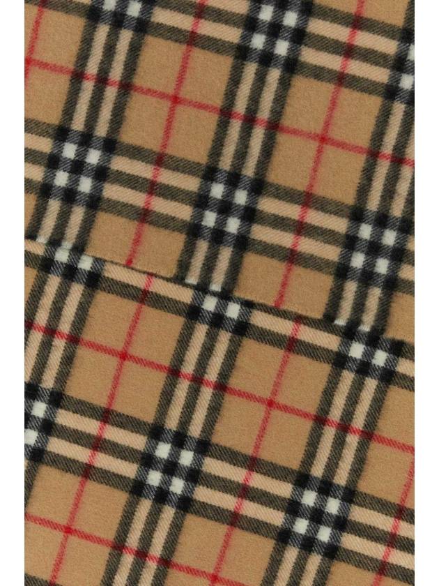 Check Cashmere Scarf Brown - BURBERRY - BALAAN 3