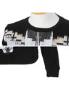 CMBA005 F1500 2048 1001 Black White Sweatshirt - MARCELO BURLON - BALAAN 4