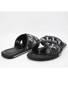 Logo Bonk Slippers Black - BALLY - BALAAN 4