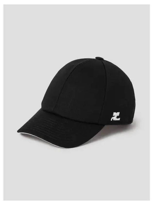 Women s Signature Cotton Cap Black Domestic Product GM0024072408671 - COURREGES - BALAAN 1