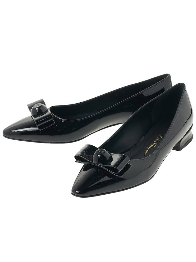 Ferragamo Bara Ballerina Shoes KATRIN 1.5CM NERO 0757785 - SALVATORE FERRAGAMO - BALAAN 1