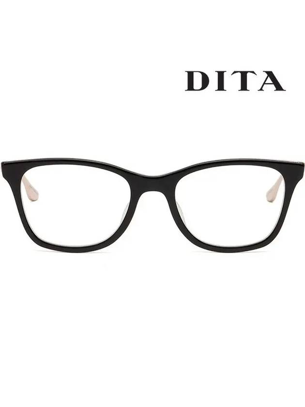 Glasses frame ASHLAR DTX505 50 01 horn rim titanium ultra light - DITA - BALAAN 3