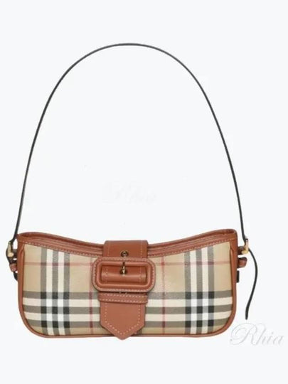 Check Shoulder Bag Brown - BURBERRY - BALAAN 2