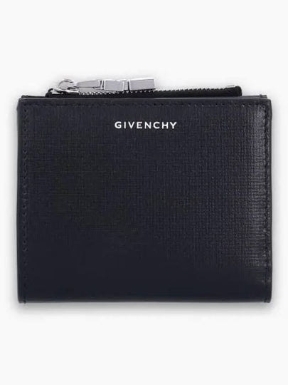 Classic 4G Leather Half Wallet Black - GIVENCHY - BALAAN 2