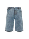 23 313D008A313X 584 Denim Bermuda Shorts - DIOR - BALAAN.