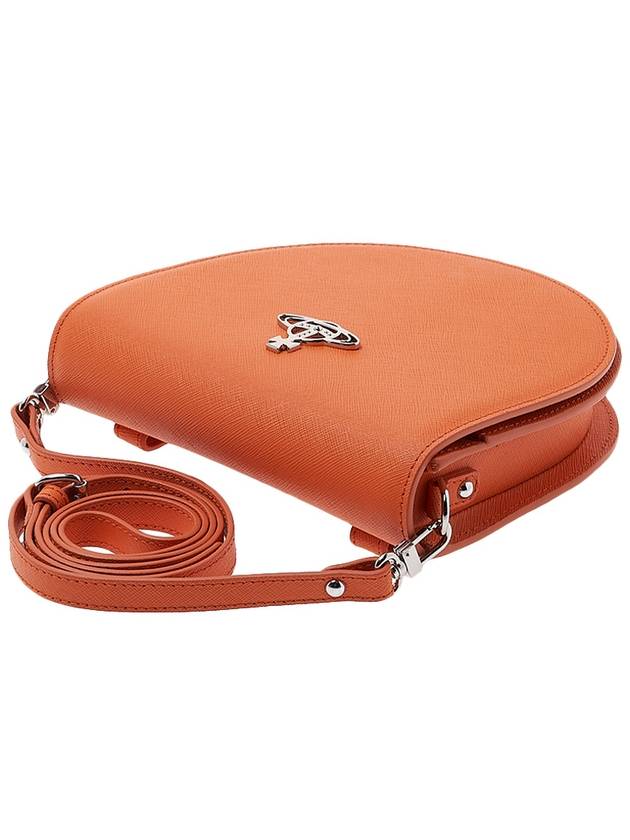 Saffiano Saddle Cross Bag Orange - VIVIENNE WESTWOOD - BALAAN 5