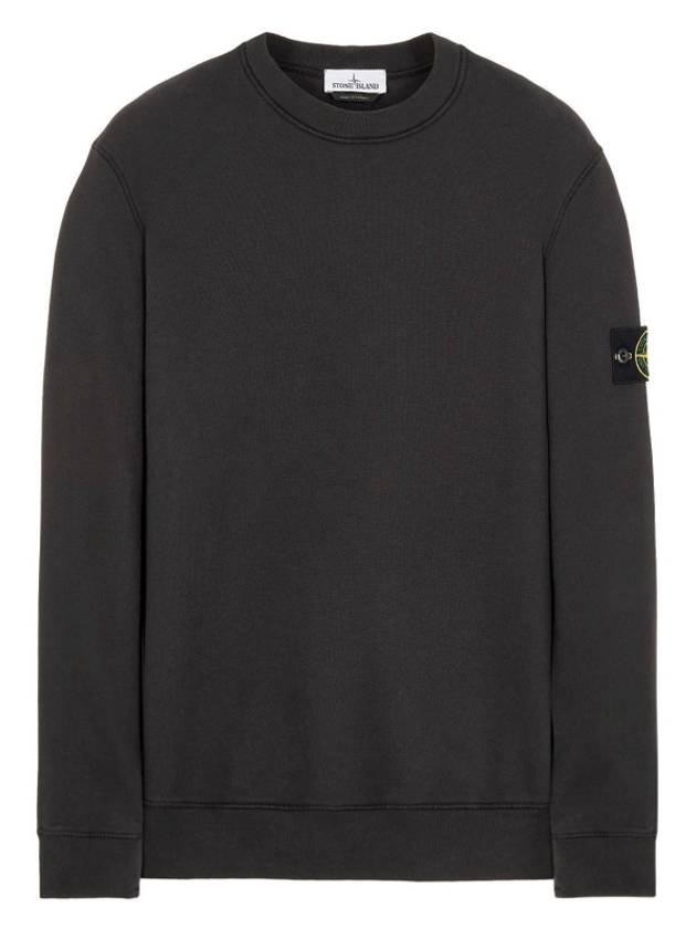 Wappen Patch Crewneck Sweatshirt Charcoal - STONE ISLAND - BALAAN 2