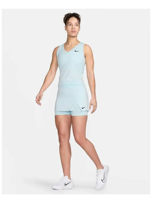 Women s Dry Fit Victory Tennis Skirt Mint Blue DH9779 474 - NIKE - BALAAN 2