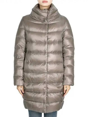 Women s DORA down padded jacket dove gray PI0177DIC 12017Z 2600 1154133 - HERNO - BALAAN 1