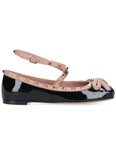 Valentino Garavani Flat shoes Black - VALENTINO - BALAAN 1