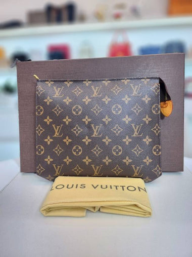 Monogram Toilet 26 Pouch Clutch Bag m47542 - LOUIS VUITTON - BALAAN 1