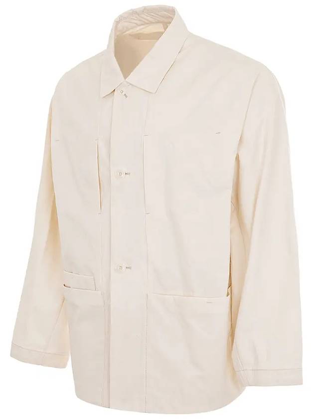 Boxy SB Workwear Jacket Pale Ecru - LEMAIRE - BALAAN 3