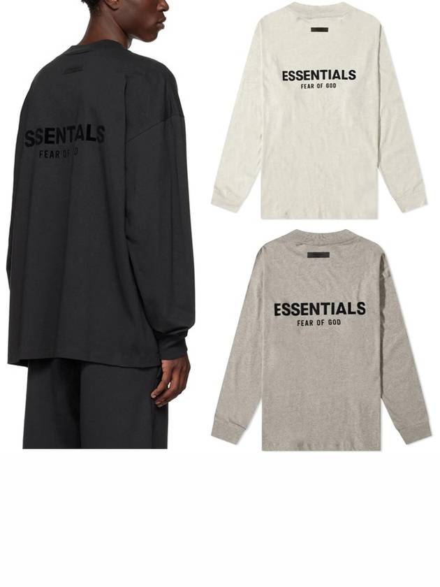 Long sleeve tshirt black or gray or ivory - FEAR OF GOD ESSENTIALS - BALAAN 1