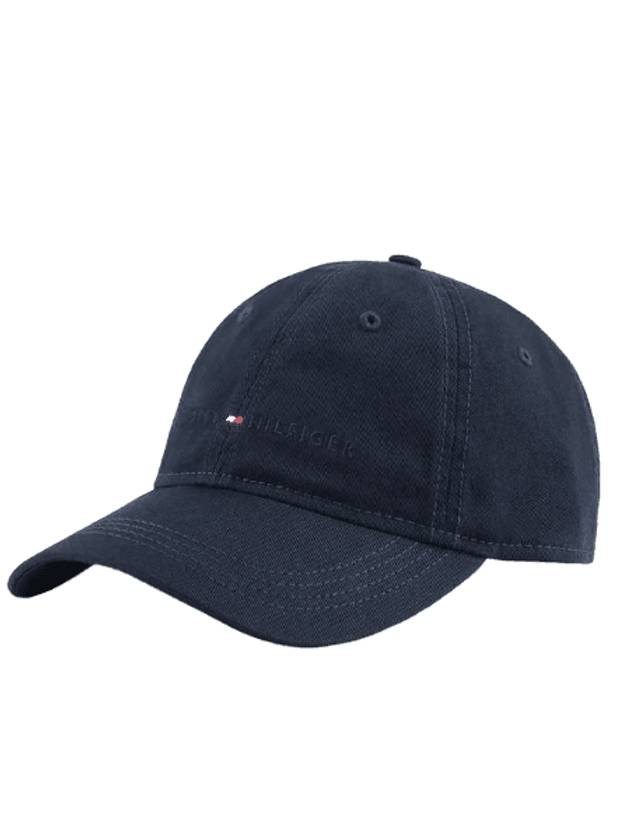 Classic logo lettering ball cap navy - TOMMY HILFIGER - BALAAN 1