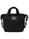 Mongbuddy two way quilted nylon bag BLACK - MONBIRDIE GOLF - BALAAN 3