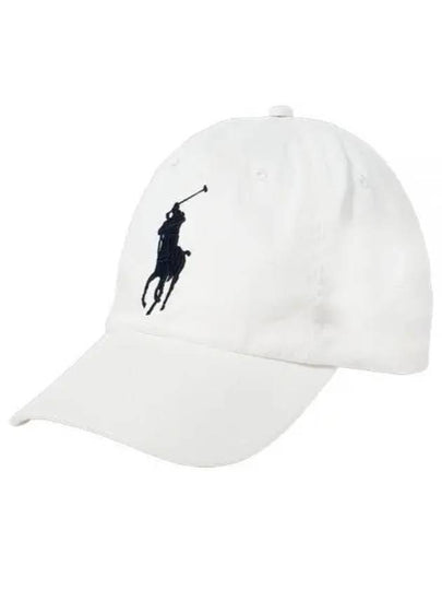 Big Pony Logo Ball Cap White - POLO RALPH LAUREN - BALAAN 2