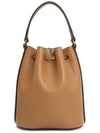 T Timeless Leather Micro Logo Bucket Bag Camel - TOD'S - BALAAN 5