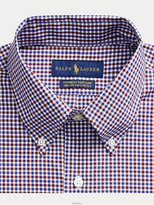 Custom fit gingham shirt - POLO RALPH LAUREN - BALAAN 2