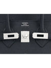 Celie Bulkin 25 Black Silver B 72824 - HERMES - BALAAN 6