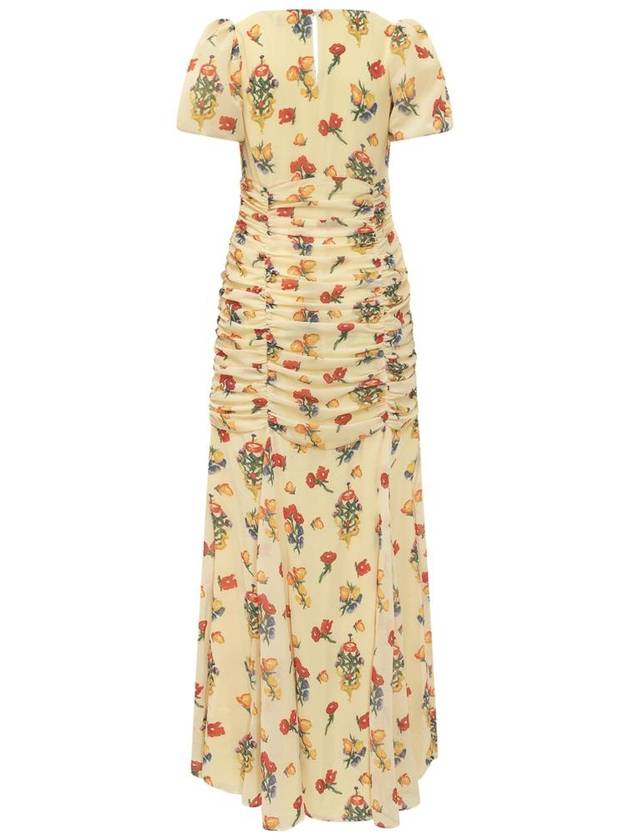 De La Vali Ruched Flower Dress - DE LA VALI - BALAAN 2