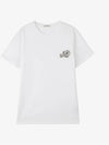 Double logo short sleeve t shirt white - MONCLER - BALAAN 2