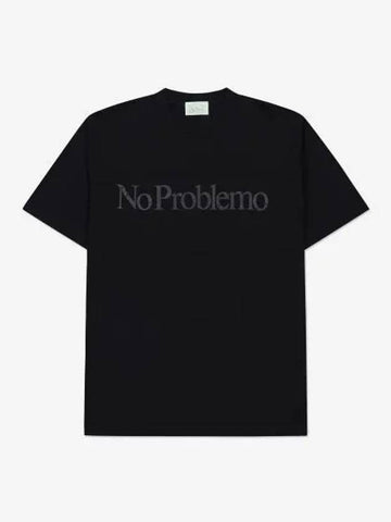 No Problem SS Short Sleeve T Shirt Black COAR60002BLK - ARIES - BALAAN 1