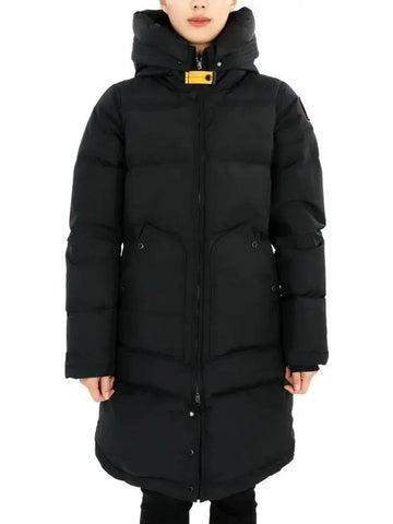 Women's LB Core Down Long Padded Jacket Black PWJK MC33 541 - PARAJUMPERS - BALAAN 1