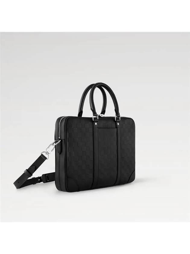 Porte Documents Voyage PM Brief Case Black - LOUIS VUITTON - BALAAN 4