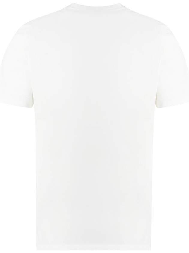 Chillax Fox Patch Regular Short Sleeve T-Shirt White - MAISON KITSUNE - BALAAN 3