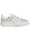 Gazelle Bold Low Top Sneakers Grey - ADIDAS - BALAAN 2