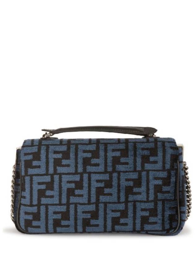 Baguette Chain Medium Shoulder Bag Blue - FENDI - BALAAN 4