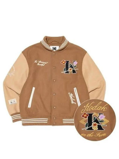 KODAK Signature Brownie Varsity Jacket BROWN - KODO - BALAAN 1