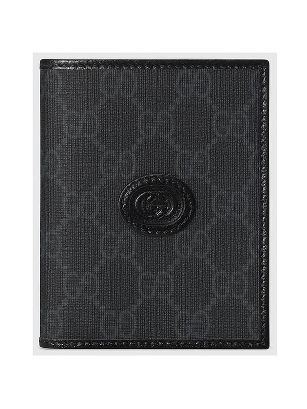 Interlocking G Card Wallet Black - GUCCI - BALAAN 1