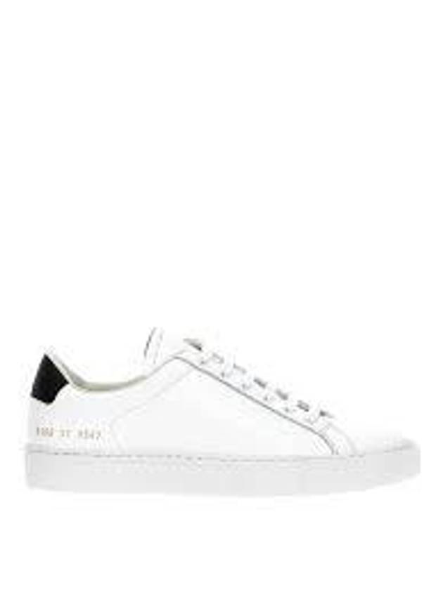 Retro Low Top Sneakers Black White - COMMON PROJECTS - BALAAN 2