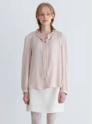 Riley Linen 100% Blouse Rose - LUGNER - BALAAN 1