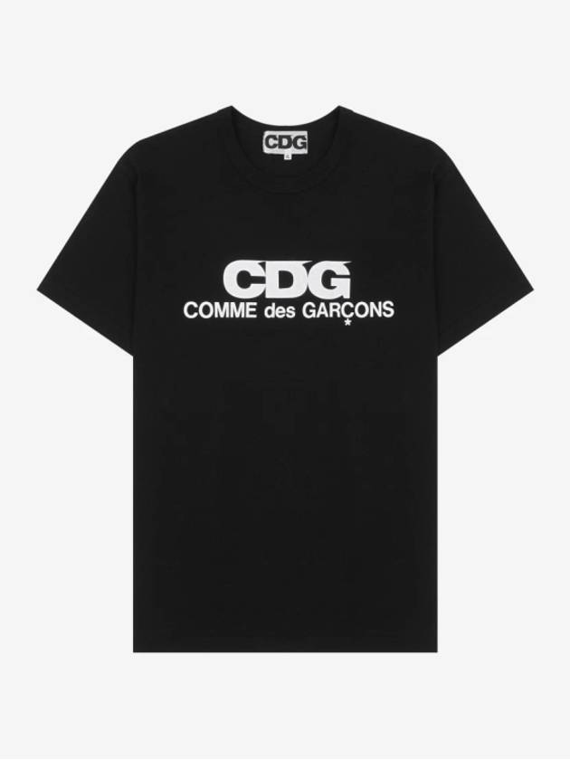 CDG Logo Cotton Short Sleeve T-Shirt Black - COMME DES GARCONS - BALAAN 2