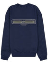 Soft Back Logo Sweatshirt Navy - SOLID HOMME - BALAAN 4