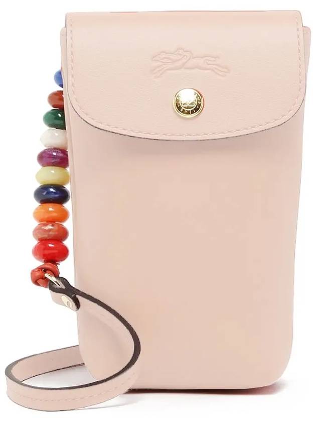 Leather Cross Bag Pink - LONGCHAMP - BALAAN 3